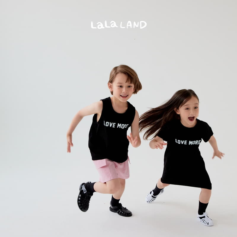 Lalaland - Korean Children Fashion - #prettylittlegirls - Love More Sleeveless - 10