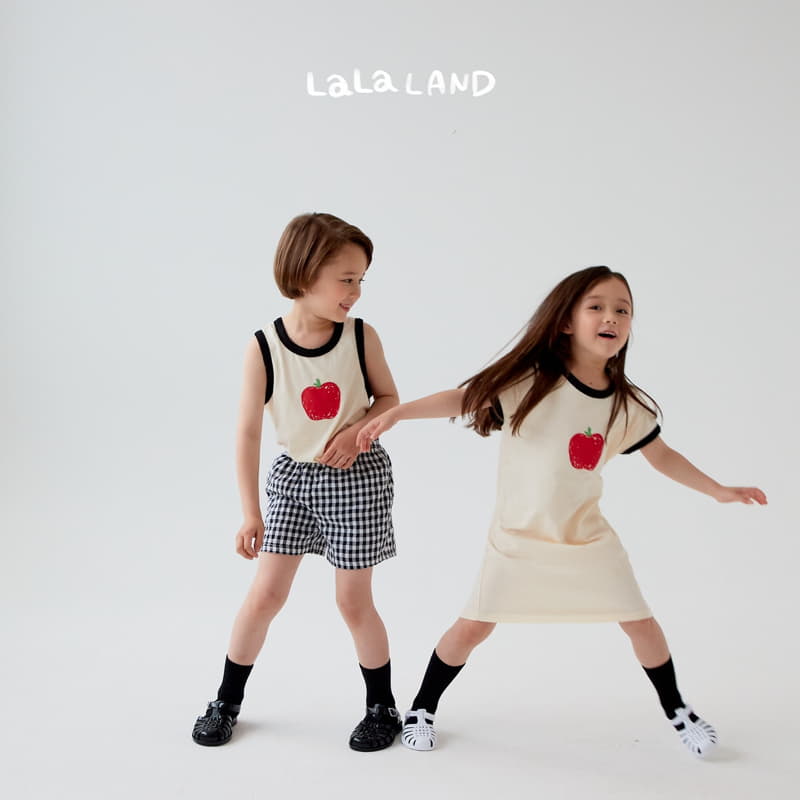 Lalaland - Korean Children Fashion - #prettylittlegirls - Apple Sleeveless - 8
