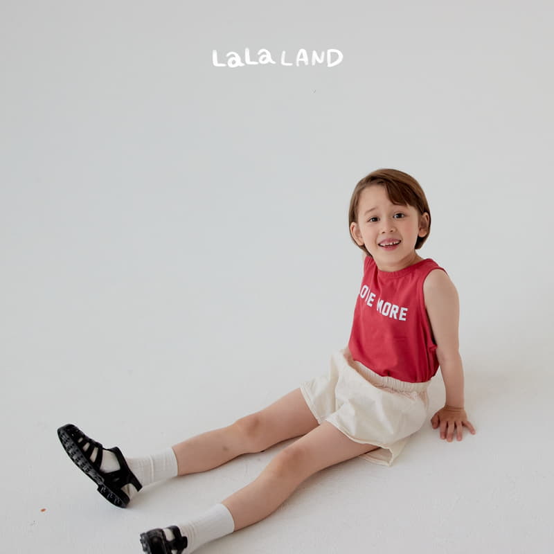 Lalaland - Korean Children Fashion - #toddlerclothing - Love More Sleeveless - 12