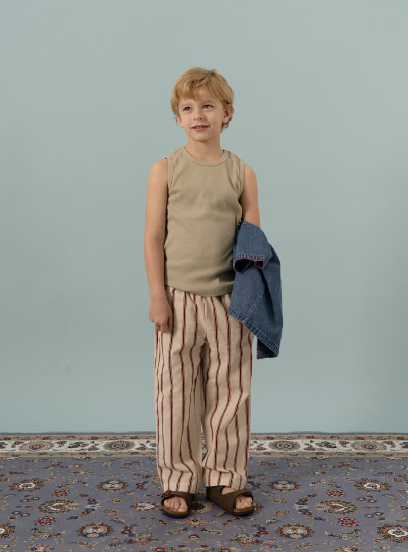 Le Bev - Korean Children Fashion - #Kfashion4kids - Stripes Pants - 5