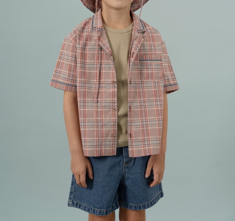 Le Bev - Korean Children Fashion - #kidzfashiontrend - Check Bucket Hat - 4