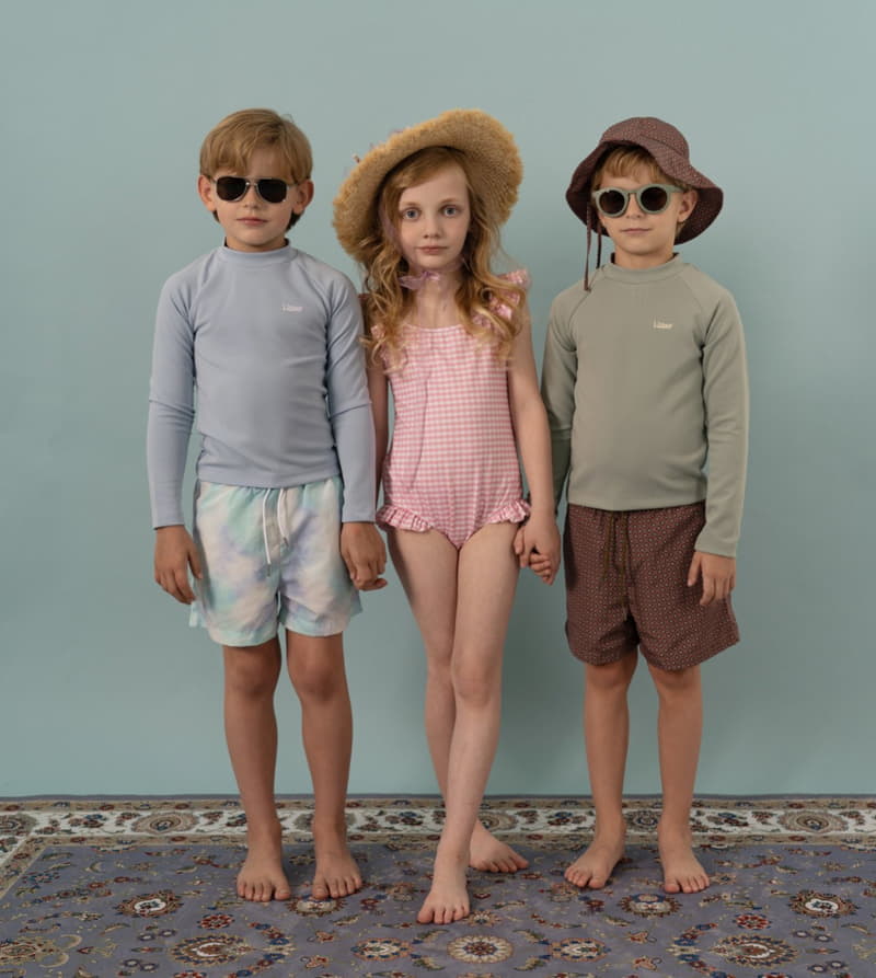 Le Bev - Korean Children Fashion - #childofig - Check Swim Bodysuit - 6
