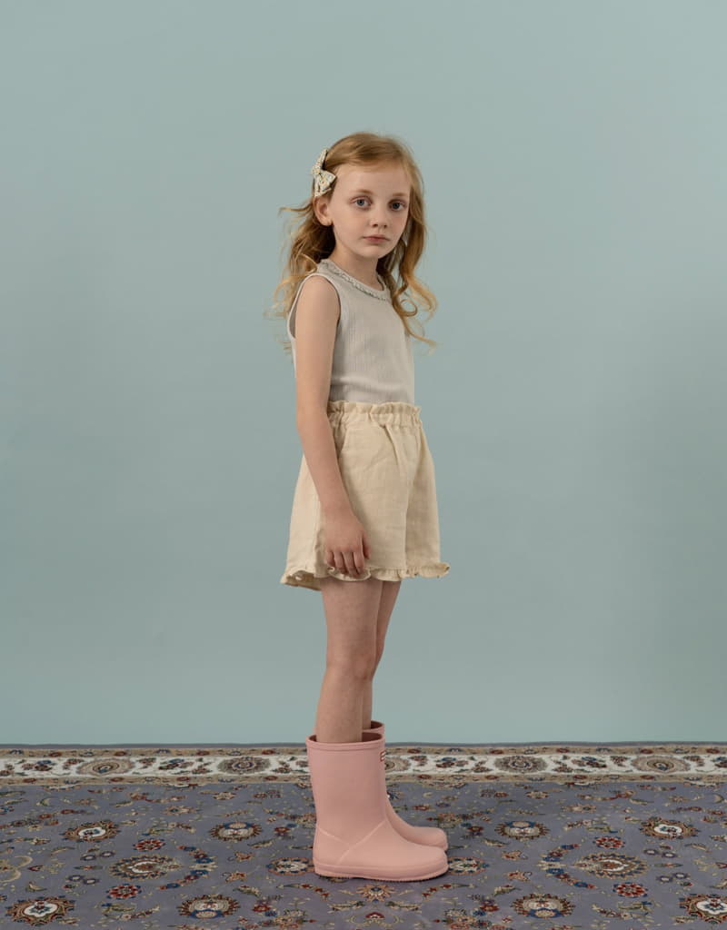 Le Bev - Korean Children Fashion - #childofig - Lace Eyelet Sleeveless - 12
