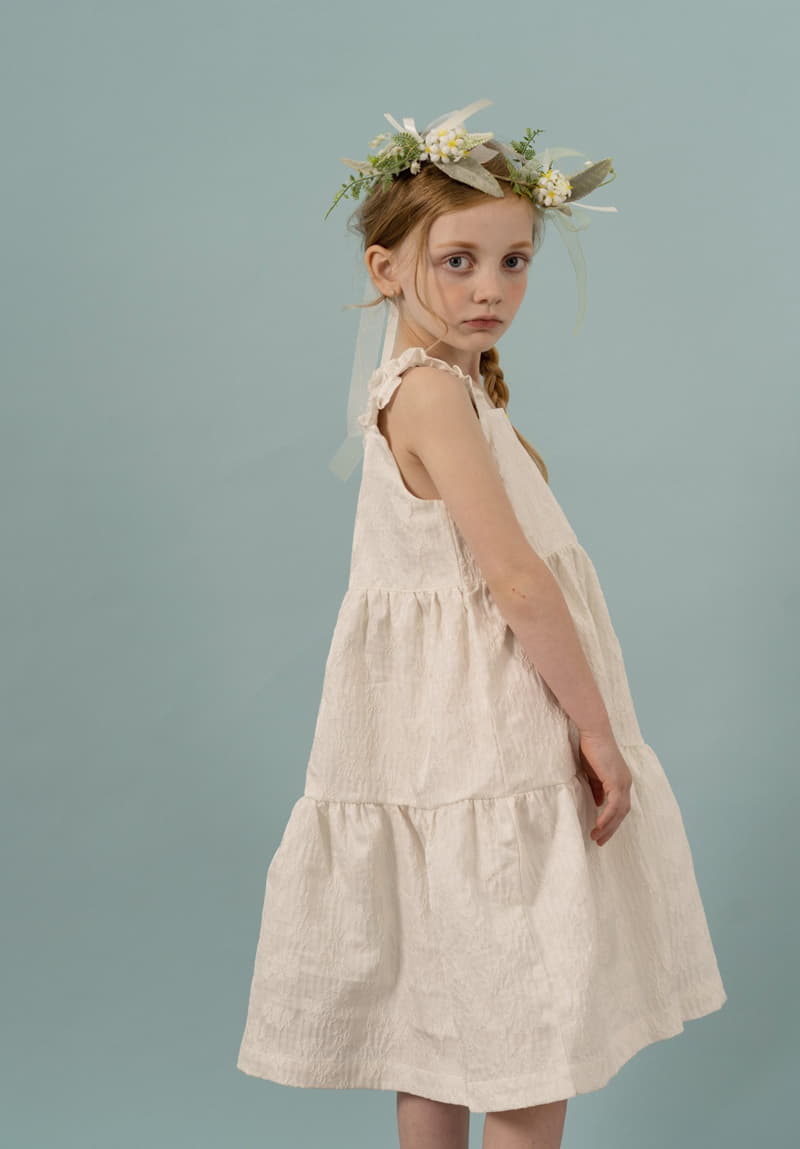 Le Bev - Korean Children Fashion - #prettylittlegirls - Rose One-piece - 4