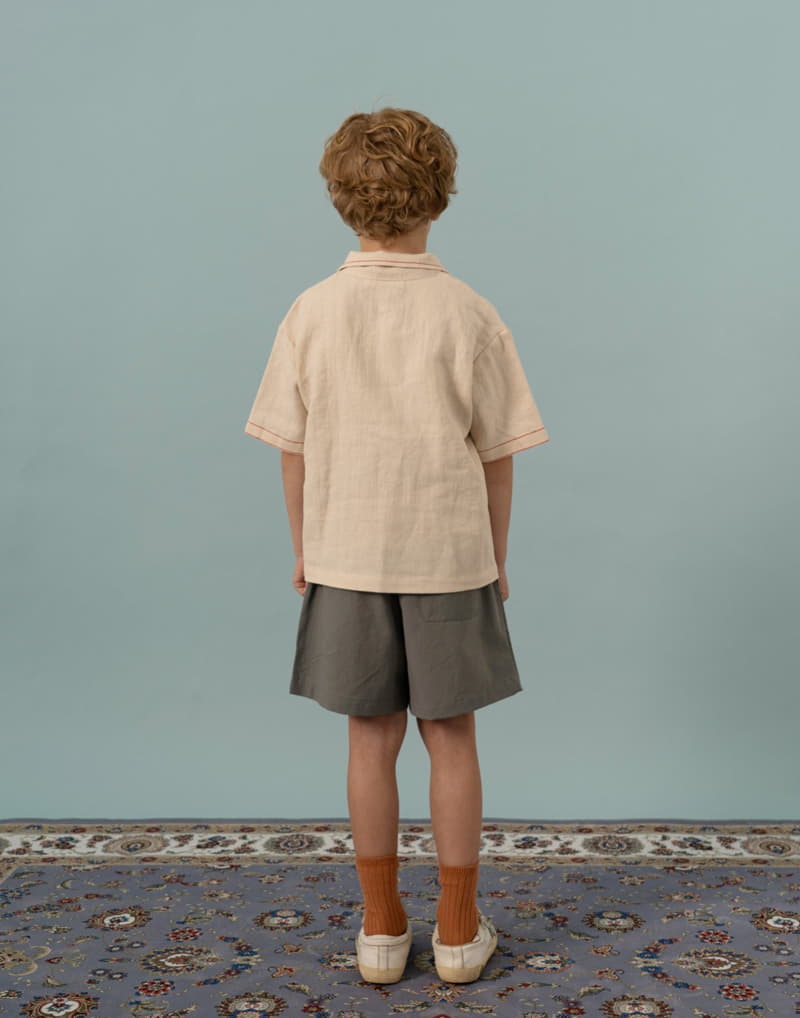 Le Bev - Korean Children Fashion - #childofig - Linen Stitch Shirt - 5