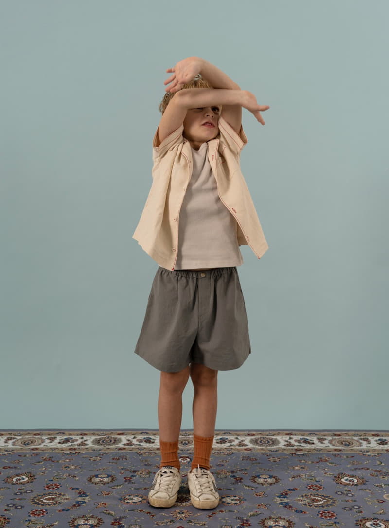 Le Bev - Korean Children Fashion - #childrensboutique - Linen Stitch Shirt - 6