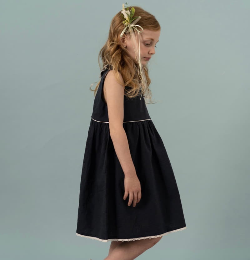 Le Bev - Korean Children Fashion - #designkidswear - Linen Frill One-piece - 6