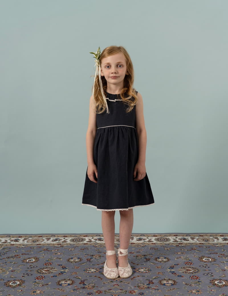 Le Bev - Korean Children Fashion - #discoveringself - Linen Frill One-piece - 7