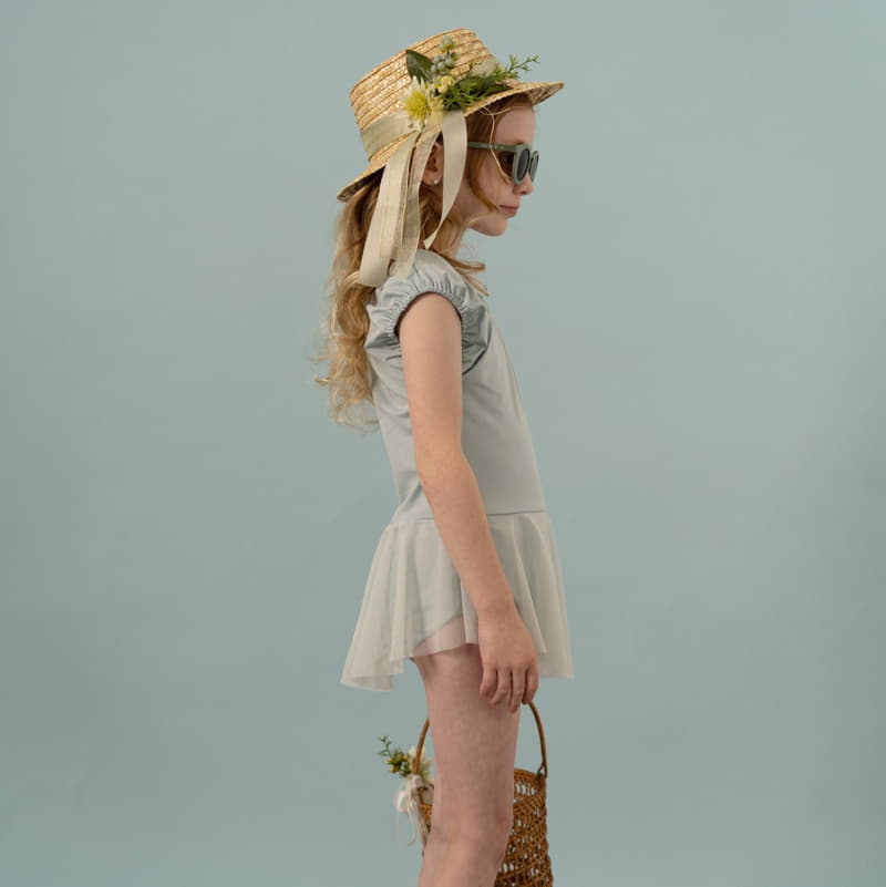 Le Bev - Korean Children Fashion - #fashionkids - Garden Flower Straw Hat - 2