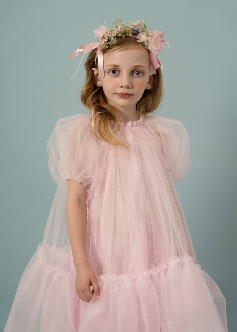 Le Bev - Korean Children Fashion - #discoveringself - Pink Lensia Hairband - 4