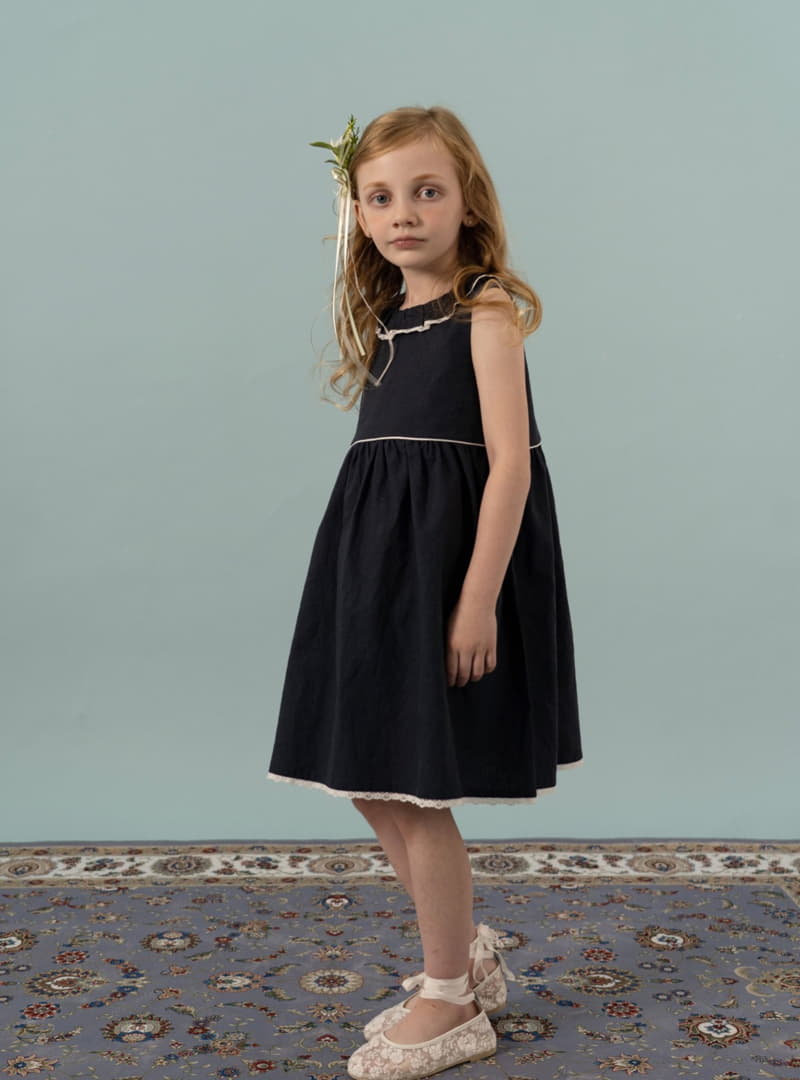 Le Bev - Korean Children Fashion - #kidsshorts - Linen Frill One-piece - 9