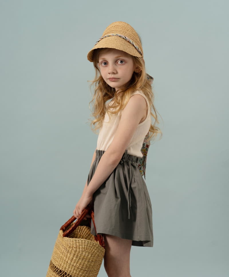 Le Bev - Korean Children Fashion - #kidzfashiontrend - Lace Eyelet Sleeveless - 6
