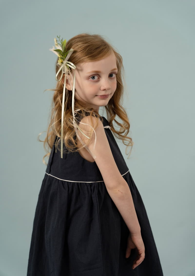 Le Bev - Korean Children Fashion - #kidzfashiontrend - Linen Frill One-piece - 11
