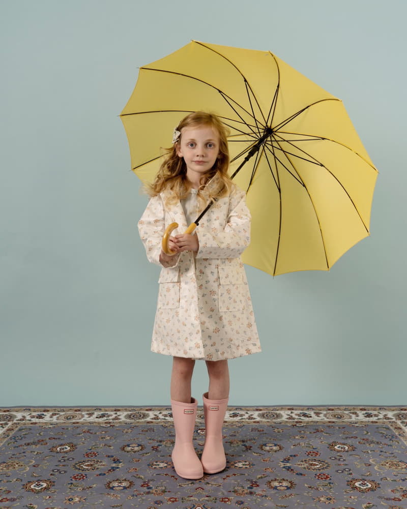 Le Bev - Korean Children Fashion - #magicofchildhood - Foral Raincoat - 5