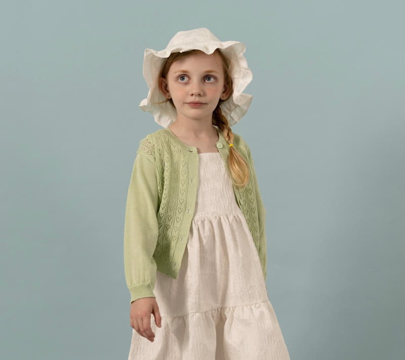 Le Bev - Korean Children Fashion - #magicofchildhood - Rose Jacquard Hat
