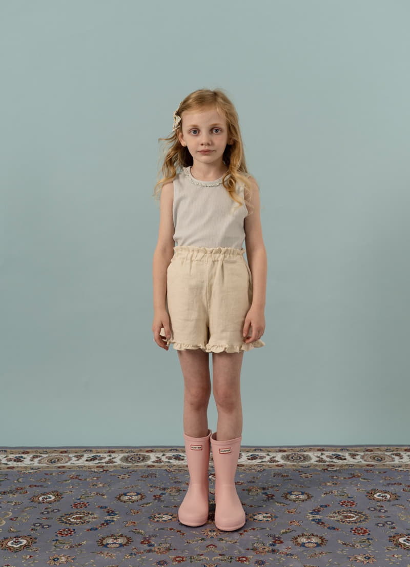 Le Bev - Korean Children Fashion - #minifashionista - Lace Eyelet Sleeveless - 10