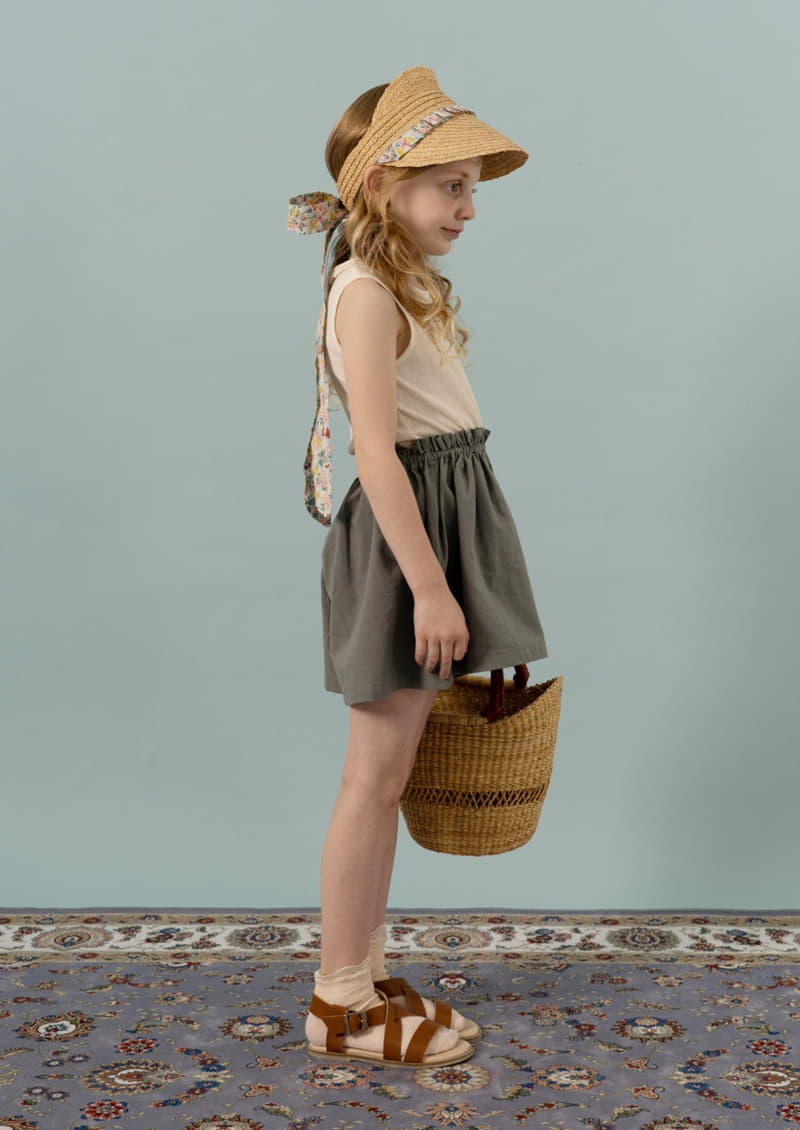 Le Bev - Korean Children Fashion - #toddlerclothing - Ribbon Skirt Shorts - 2