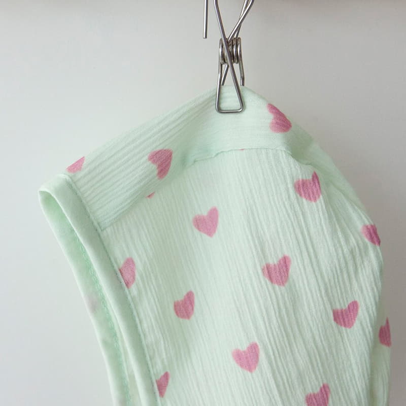 Lemonade - Korean Baby Fashion - #onlinebabyshop - Heart Bodysuit with Bonnet - 6