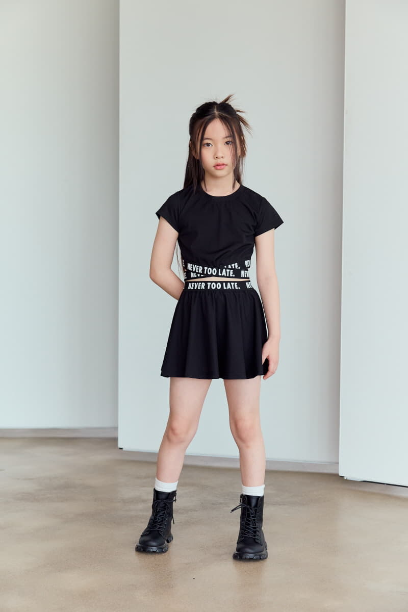 Lilas - Korean Children Fashion - #childofig - X Band Top Bottom Set - 3