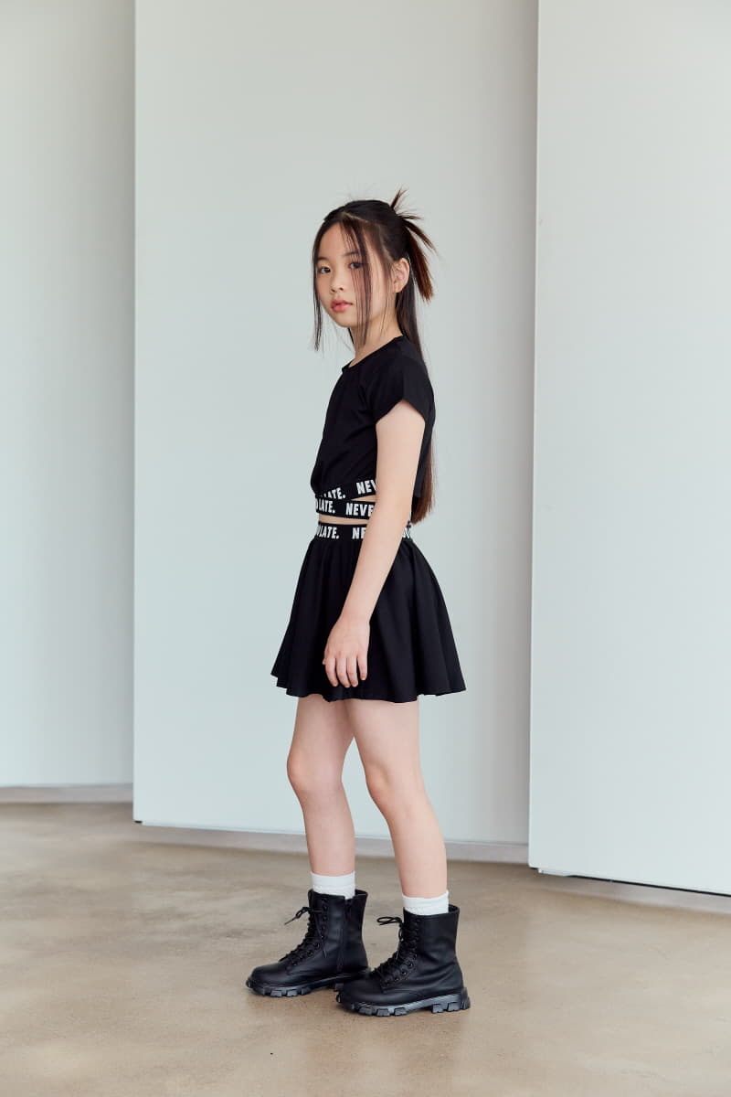 Lilas - Korean Children Fashion - #childofig - X Band Top Bottom Set - 4