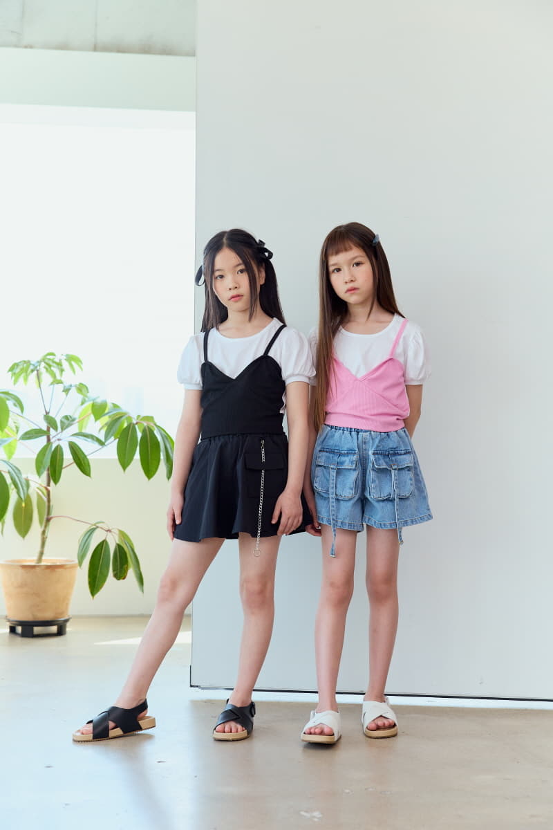 Lilas - Korean Children Fashion - #childrensboutique - BB Chain Skirt - 3