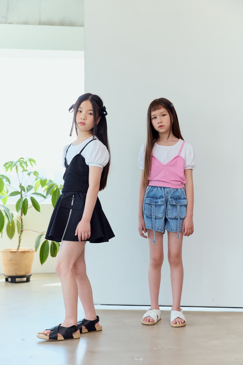Lilas - Korean Children Fashion - #childrensboutique - BB Chain Skirt - 4