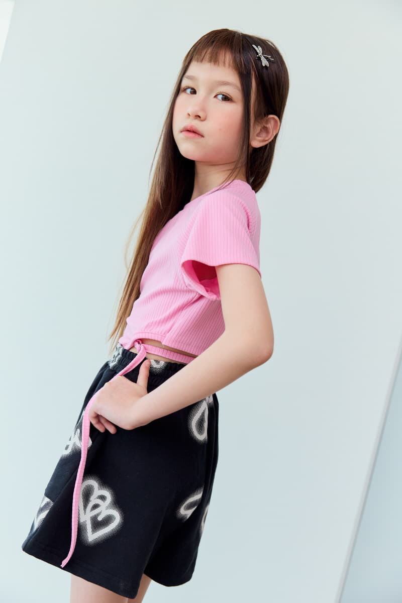 Lilas - Korean Children Fashion - #designkidswear - Show Me Heart Shorts - 5