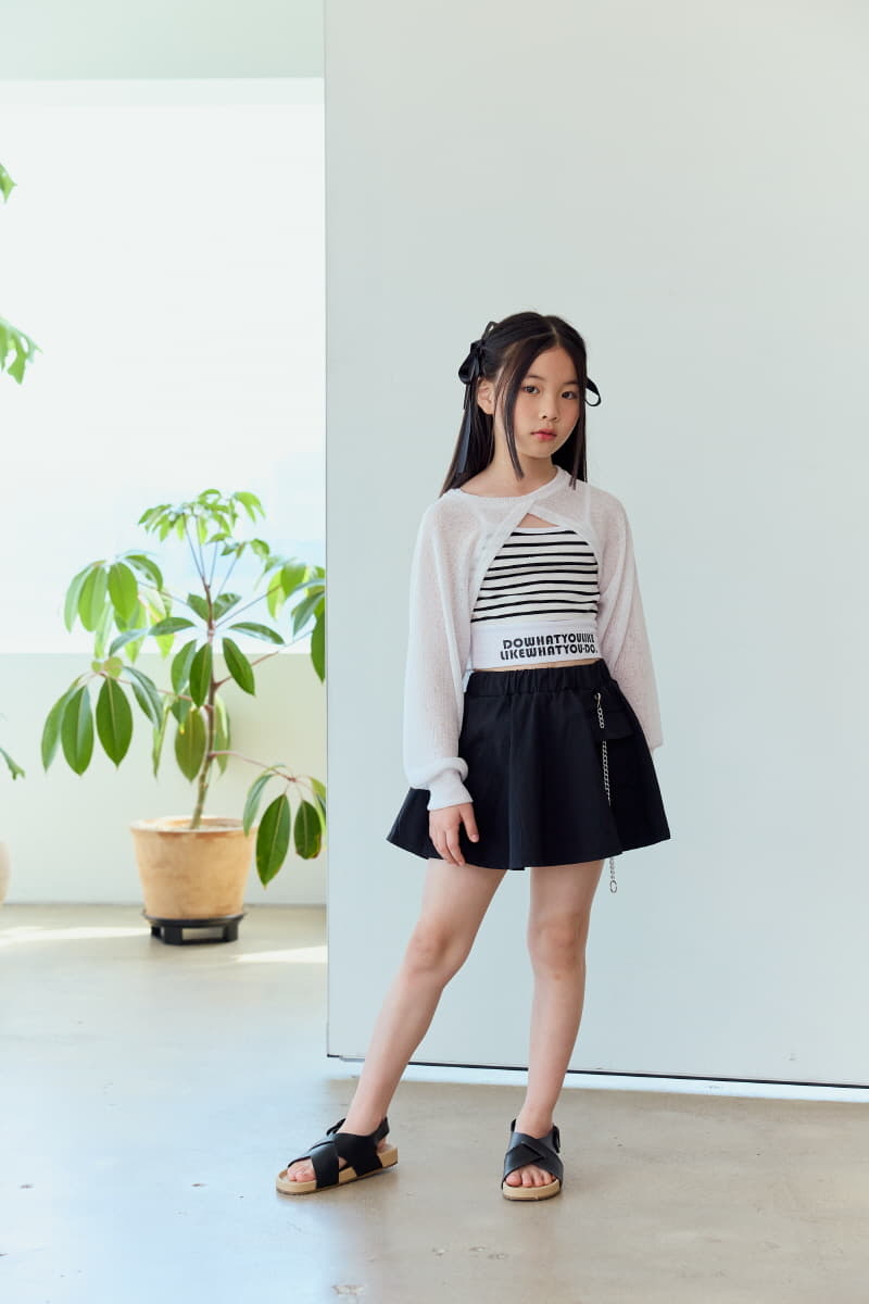 Lilas - Korean Children Fashion - #kidsshorts - BB Chain Skirt - 7