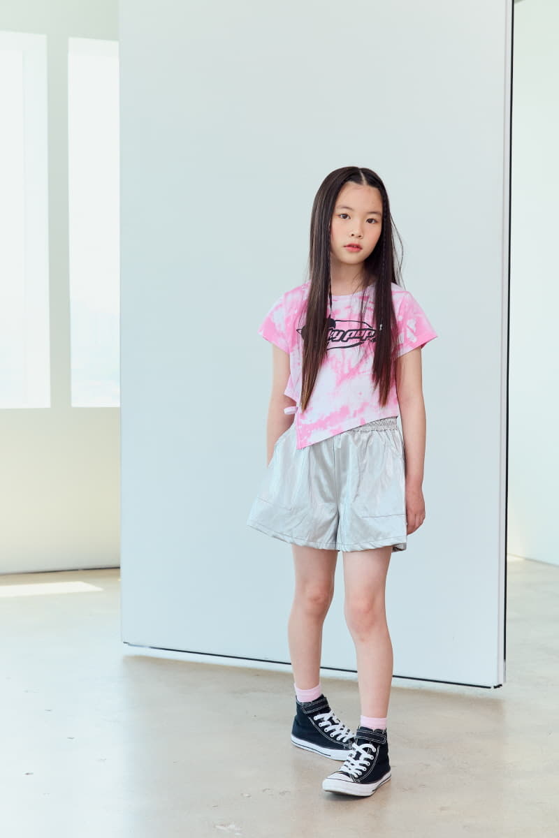 Lilas - Korean Children Fashion - #kidsshorts - Blue Shorts - 12