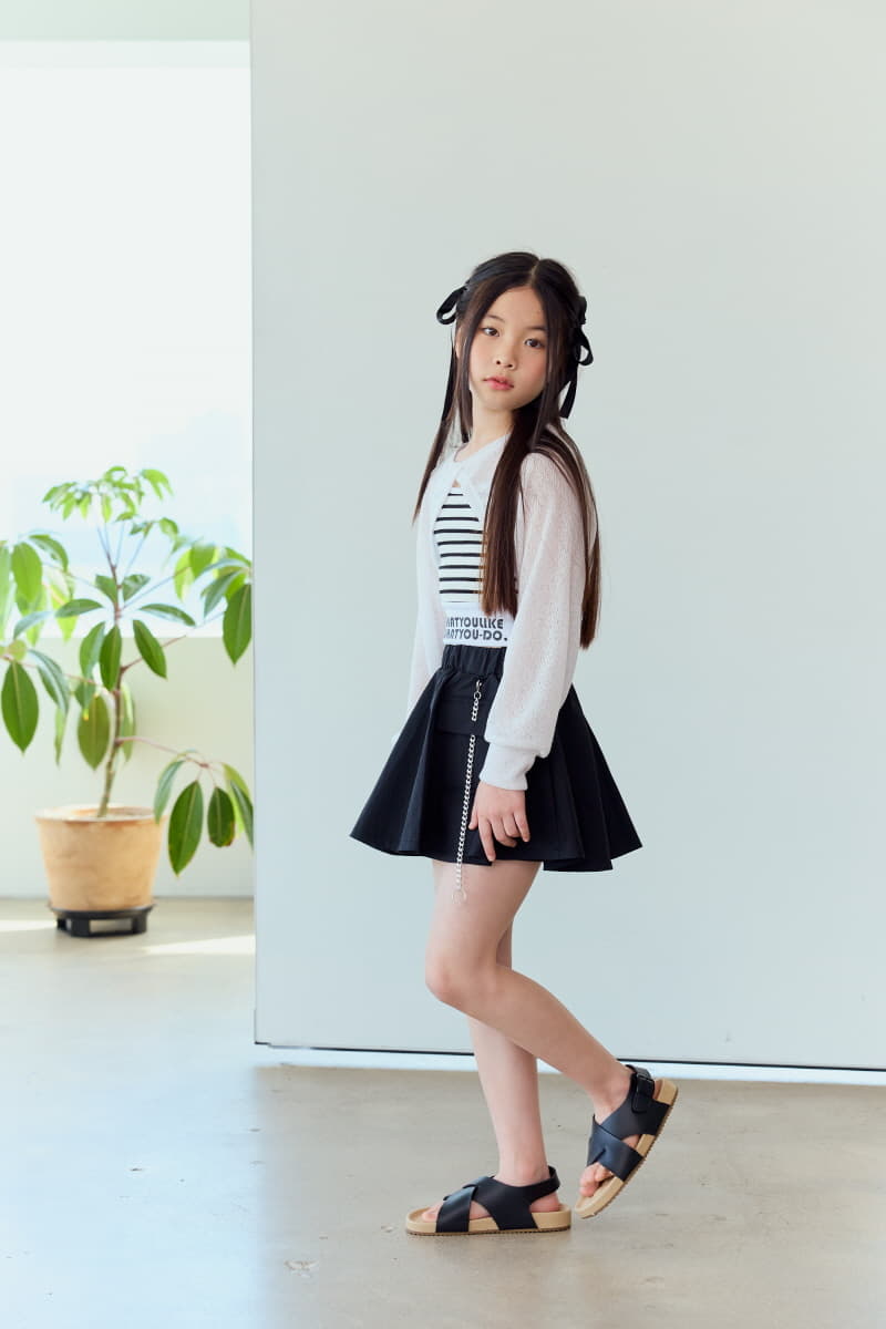 Lilas - Korean Children Fashion - #kidzfashiontrend - BB Chain Skirt - 9