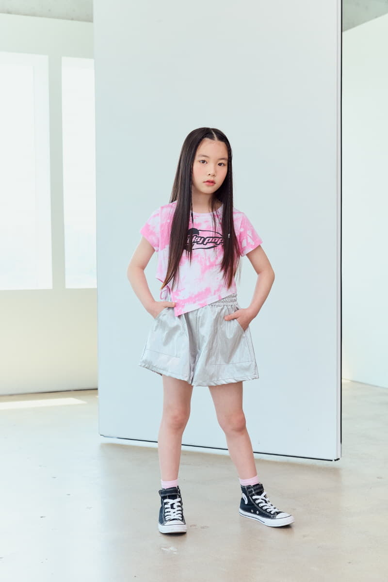 Lilas - Korean Children Fashion - #kidzfashiontrend - Black Pink String Tee - 2