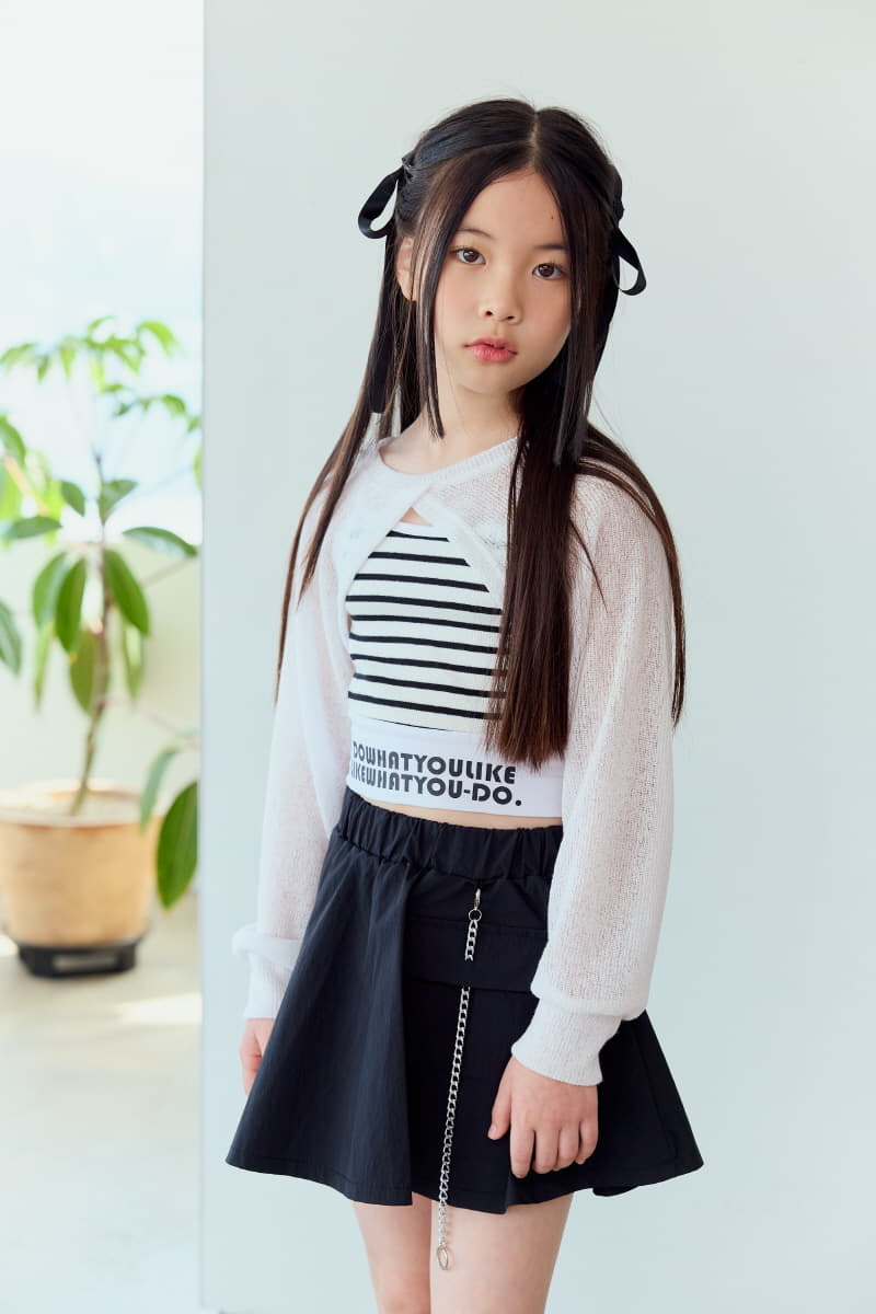 Lilas - Korean Children Fashion - #littlefashionista - BB Chain Skirt - 11