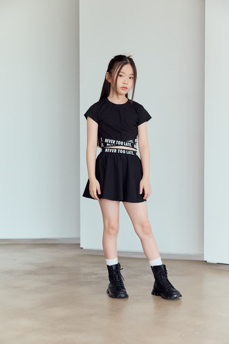 Lilas - Korean Children Fashion - #minifashionista - X Band Top Bottom Set