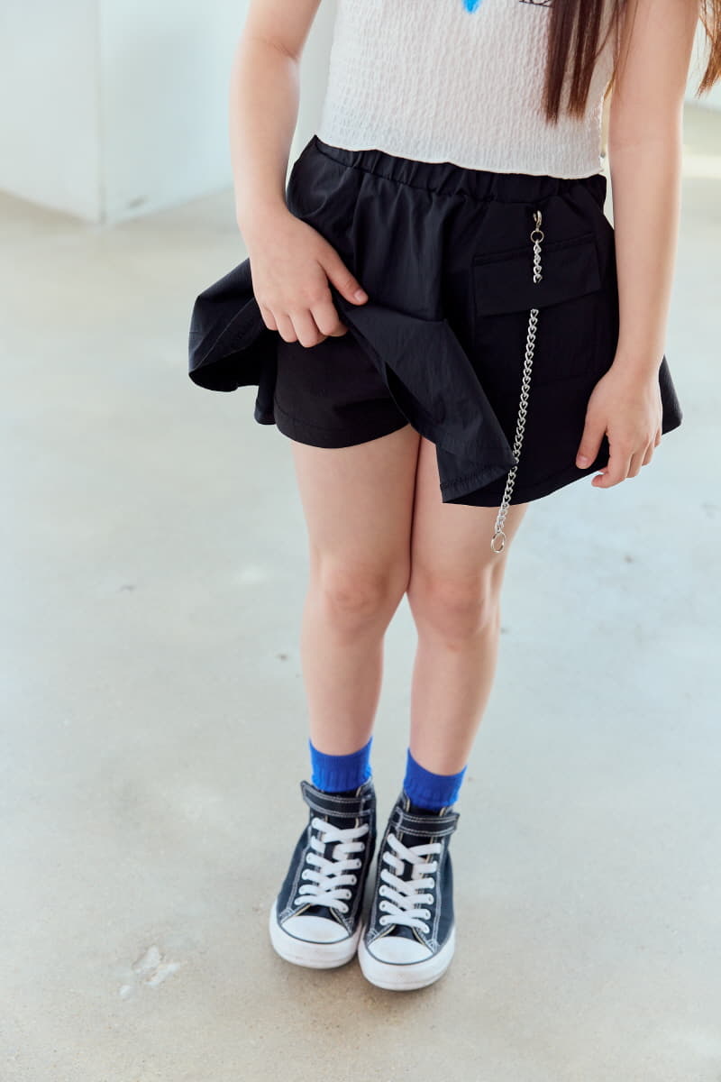 Lilas - Korean Children Fashion - #stylishchildhood - BB Chain Skirt