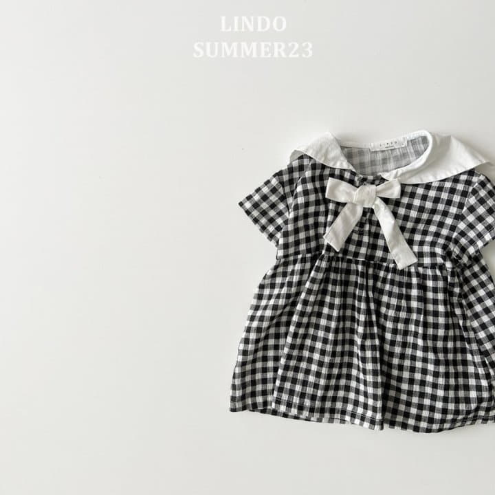 Lindo - Korean Children Fashion - #childofig - Vly Check One-piece - 6