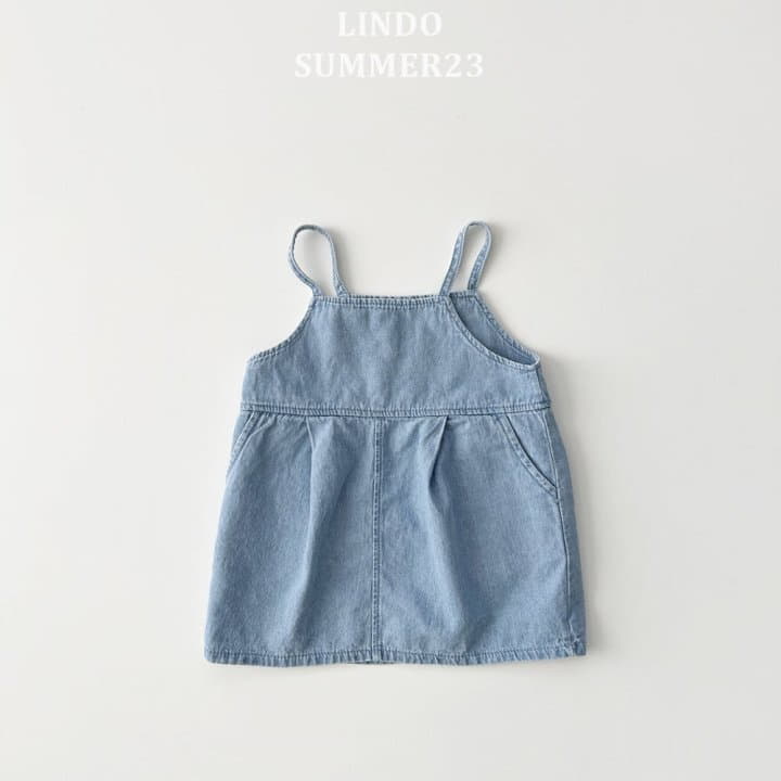 Lindo - Korean Children Fashion - #discoveringself - Denim Dungarees One-piece