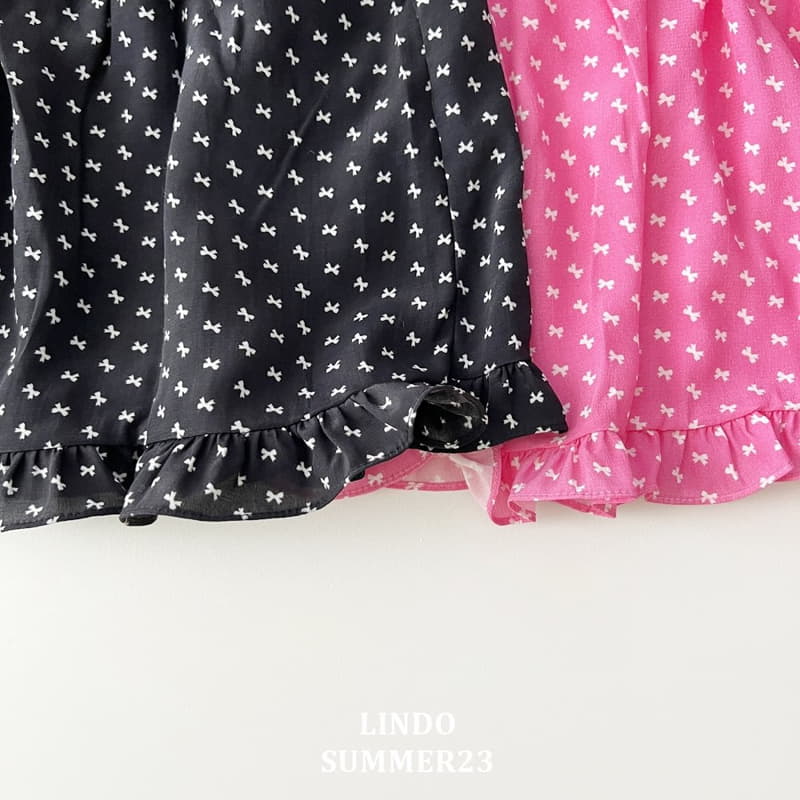 Lindo - Korean Children Fashion - #kidsstore - Frill Ribbon One-piece - 4