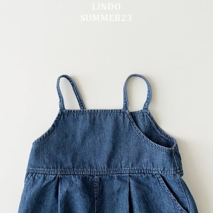 Lindo - Korean Children Fashion - #magicofchildhood - Denim Dungarees One-piece - 8