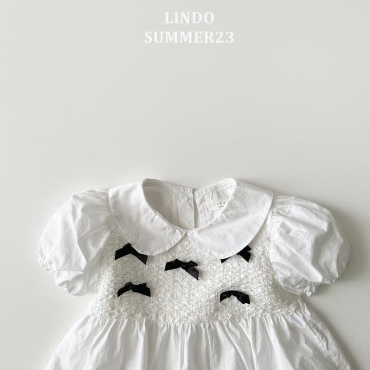 Lindo - Korean Children Fashion - #minifashionista - Tiffani Ribbon One-piece - 2