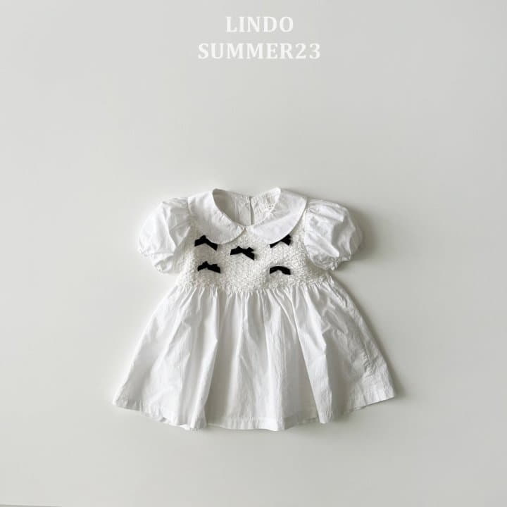 Lindo - Korean Children Fashion - #prettylittlegirls - Tiffani Ribbon One-piece - 3