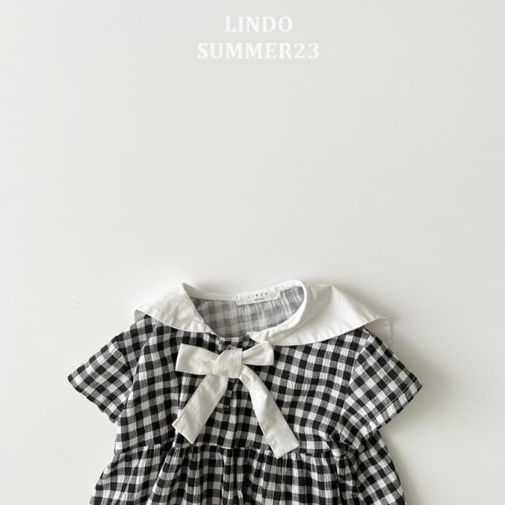 Lindo - Korean Children Fashion - #stylishchildhood - Vly Check One-piece - 5