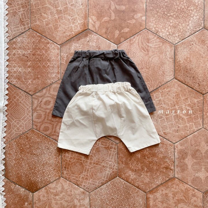 Marron Kid - Korean Children Fashion - #kidsstore - Baggy Shorts