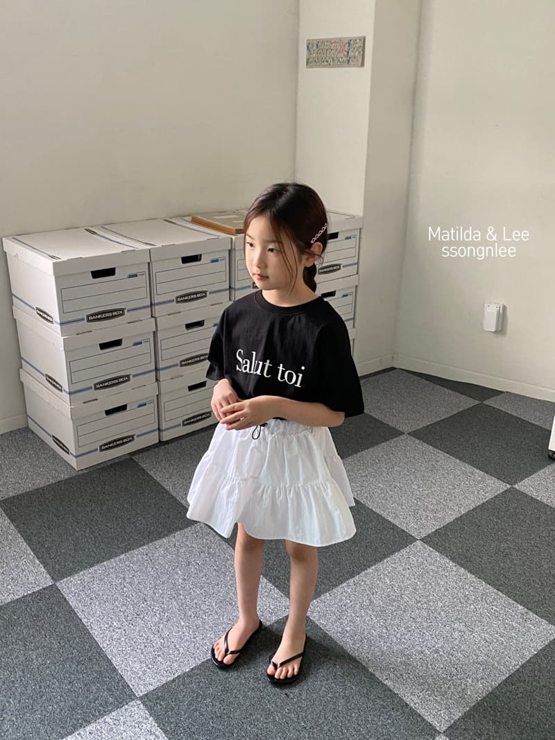 Matilda & Lee - Korean Children Fashion - #Kfashion4kids - String Skirt Shorts - 12