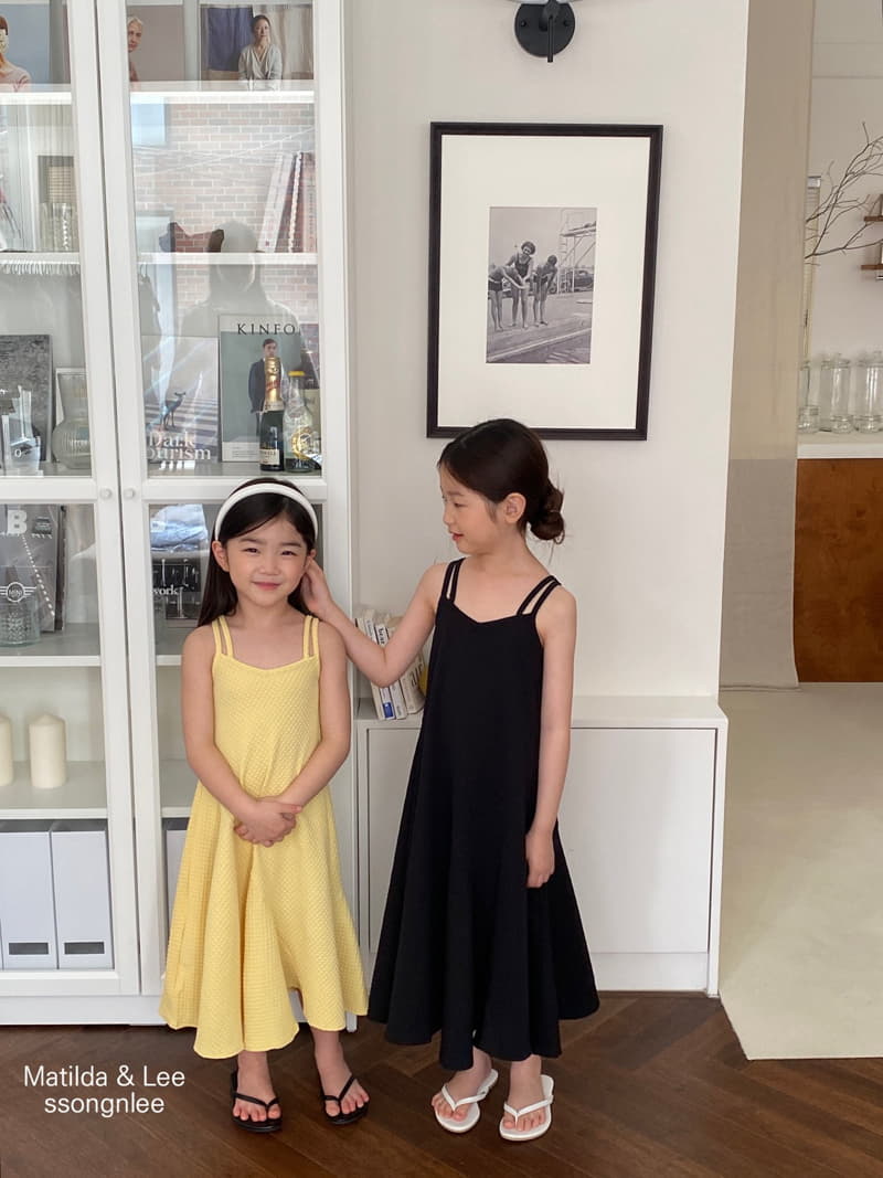 Matilda & Lee - Korean Children Fashion - #Kfashion4kids - String Whole One-piece - 3