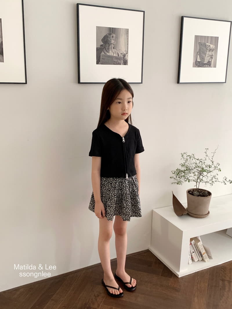 Matilda & Lee - Korean Children Fashion - #childofig - Flower Shirring Skirt Shorts - 7
