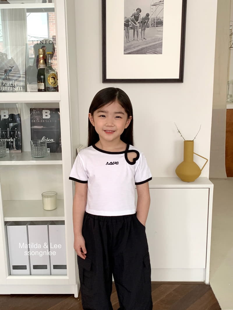 Matilda & Lee - Korean Children Fashion - #childofig - Heart Piping Tee - 5
