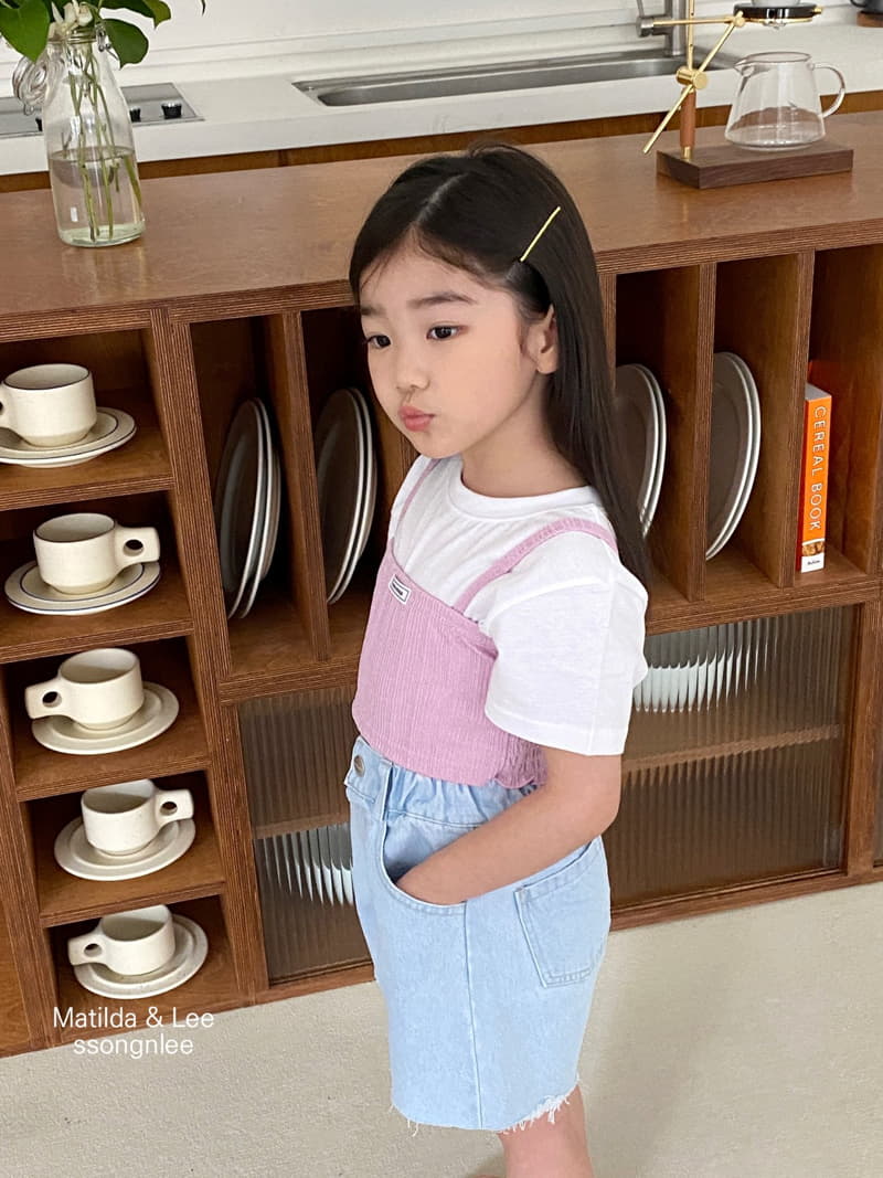 Matilda & Lee - Korean Children Fashion - #childofig - Rib Bustier - 3
