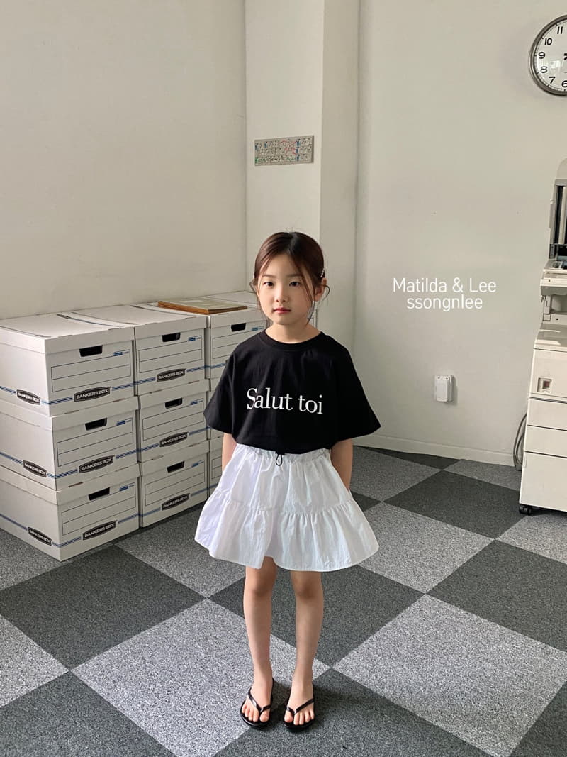 Matilda & Lee - Korean Children Fashion - #childofig - String Skirt Shorts - 3