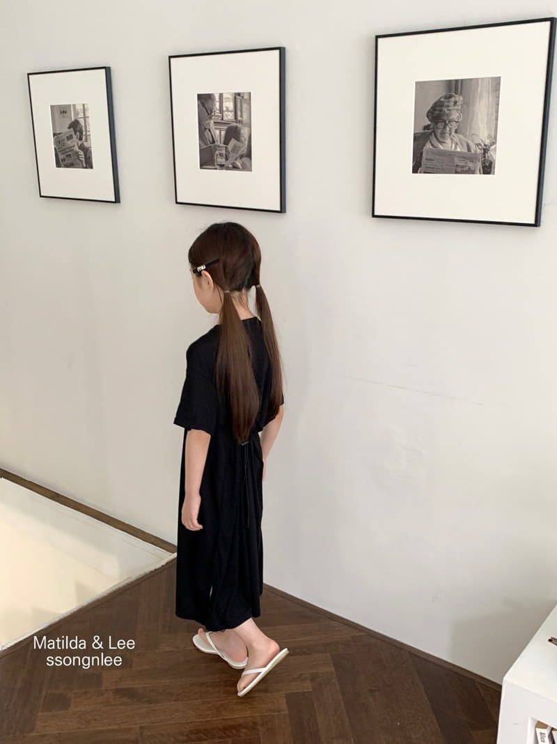Matilda & Lee - Korean Children Fashion - #childofig - String Slit One-piece - 10