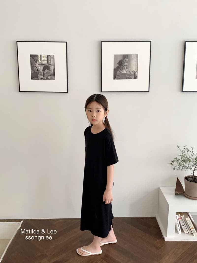 Matilda & Lee - Korean Children Fashion - #childrensboutique - String Slit One-piece - 11